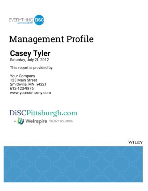 Everything DiSC® Management