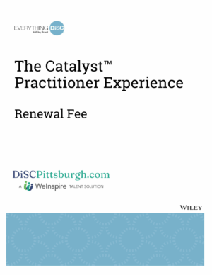 The Catalyst™ Practitioner Experience Renewal Fee (1 Year Subscription)